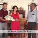 Amala Paul visiting Ultra Luxury Houseboats with spice routes