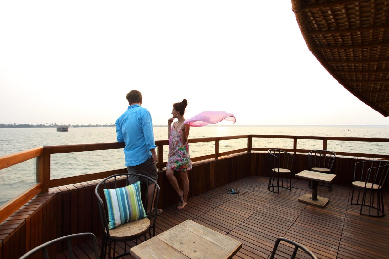 alleppey houseboat view